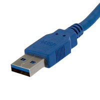 1.8m　USB 3.0 ケーブル（オス/オス）　ブルー 　USB3SAA6　1個　StarTech.com（直送品）