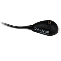 Startech.com 1.5m USB2.0延長ケーブル(ブラック) USBEXTAA5DSK 1個