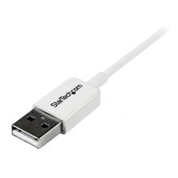 Startech.com 2m ホワイト micro USB2.0ケーブル オス/オス USBPAUB2MW 1個
