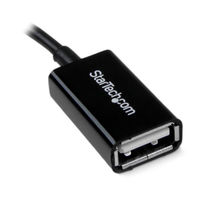 Startech.com 12cm micro USB OTG変換アダプタ UUSBOTG 1個