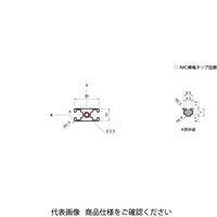 エヌアイシ・オートテック M4 ベーシックアルミフレーム 571mm AFSー1020ー4ー571 1セット(40本)（直送品）