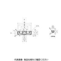 エヌアイシ・オートテック M4 ベーシックアルミフレーム 193mm AFSー1040ー4ー193 1セット(70本)（直送品）