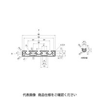 エヌアイシ・オートテック M4 ベーシックアルミフレーム 924mm AFSー1060ー4ー924 1セット(10本)（直送品）