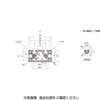 エヌアイシ・オートテック M4 ベーシックアルミフレーム 877mm AFSFー2040ー4ー877 1セット(20本)（直送品）