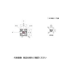 エヌアイシ・オートテック M4 ベーシックアルミフレーム 589mm AFSTー2020ー4ー589 1セット(40本)（直送品）