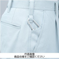 コーコス信岡 ワンタックスラックス メタリックシルバー 120 AS-1723-3-120 1本（直送品）