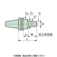 MSTコーポレーション スリムラインモノシリーズ BT40-SLFB25-125-M42 1個（直送品）
