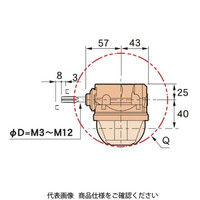 MSTコーポレーション アングルヘッド ユニバーサルハーフ HUT6 BT50-HUT6-150-W110（直送品）