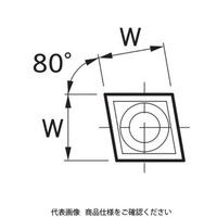 MSTコーポレーション バランスカッターヘッド用スロアウェイチップ CCMT060204ーE 1個（直送品）