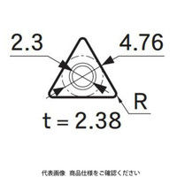 MSTコーポレーション MBJ45 鋳物・アルミ用インサートチップ （10個/S） TPE084-KNA 1個（直送品）