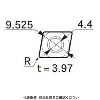 MSTコーポレーション MBJ70 鋼用インサートチップ （10個/S） CCD094-PA 1個（直送品）