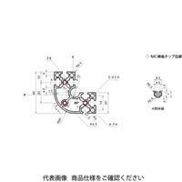 エヌアイシ・オートテック M4 ベーシックアルミフレーム 833mm AFSRー404020ー4ー833 1セット(10本)（直送品）
