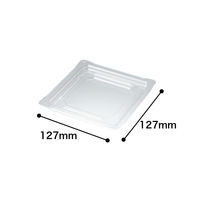 バイオカップキューブ用フタ　13-TCN　127X127X11mm 1箱（600枚：50枚入×12袋） リスパック