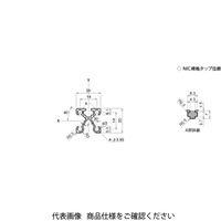 エヌアイシ・オートテック M4 取手フレーム 162mm AFXー2020ー4ー162 1セット(70本)（直送品）