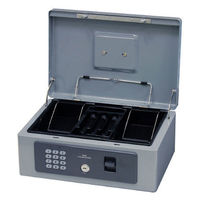 プラス　手提げ金庫　グレー　小型　テンキー式　CB-030HL