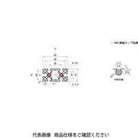 エヌアイシ・オートテック M6 ベーシックアルミフレーム 579mm AFSー3060ー6ー579 1セット(9本)（直送品）