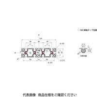 エヌアイシ・オートテック M6 ベーシックアルミフレーム 432mm AFSー30120ー6ー432 1セット(7本)（直送品）