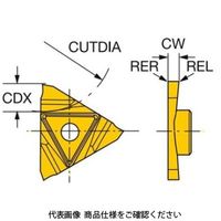 サンドビック TAコロカットチップ N123T3ー0150ー0000ーGS1125 1セット(10個)（直送品）