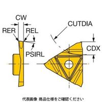 サンドビック TAコロカット突切り用チップ L123T3ー0100ー0500ーCS1125 1セット(10個)（直送品）