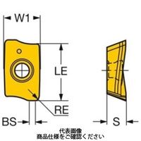 サンドビック TAミーリングチップ R390ー11T308MーMM2040 1セット(10個)（直送品）