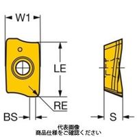 サンドビック TAミーリングチップ R390ー11T324EーKMH13A 1セット(10個)（直送品）