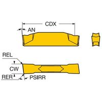 サンドビック TAコロカット突切り用チップ R123H2ー0400ー0503ーCR1125 1セット(10個)（直送品）