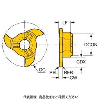 サンドビック TAミーリングチップ 327R09ー1815002ーGM1025 1セット(2個)（直送品）