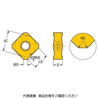 サンドビック TAミーリングチップ 345Rー13T5MーMM1040 1セット(10個)（直送品）