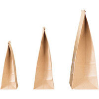 ヘッズ 無地窓付角底袋/ワイヤー付-7 M-7WP 1セット（100枚：50枚×2パック）（直送品）