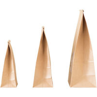 ヘッズ 無地窓付角底袋/ワイヤー付-9 M-9WP 1セット(100枚:50枚×2パック)