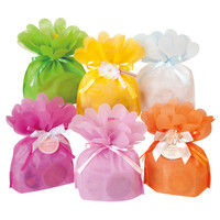 ヘッズ お花バッグ/イエロー-M OHY-BM 1セット（50枚：10枚×5パック）（直送品）