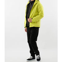 【レインウェア】 カジメイク ストレッチシールドジャケット L ライム 7570 (上着のみ) 1着