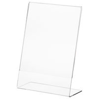 アスクル　片面用L型カード立て　サインホルダー　写真2L縦　1セット（10個：1個×10）　 オリジナル