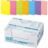 【強粘着】コクヨ ふせん 75×50mm ネオン7色アソート K2メ-KN7550X10 90枚×10冊×1箱〈K2〉