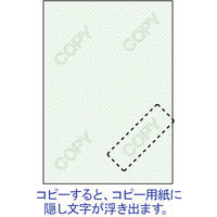 小林クリエイト 偽造防止用紙 A4（隠し文字のみ） 1冊（100枚入）