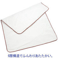 【毛布】 アクシス 備蓄用不織布毛布（もしもうふ） 1枚（A4化粧箱入） AX-MOSIMO-AKA 1箱（10枚入）