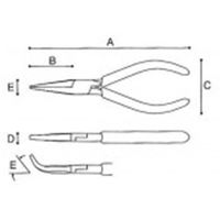マルト長谷川工作所 リードペンチ Fー606 1丁（直送品）