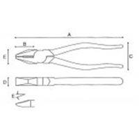 マルト長谷川工作所 ハイグレード ザ・ペンチ PAT. FCー106 1丁（直送品）