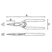 マルト長谷川工作所 マイクロヤットコ(平口タイプ) PAT.スプリング付 MYー646 1丁（直送品）