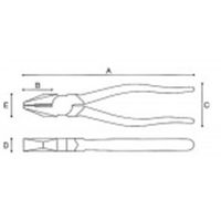 マルト長谷川工作所 ペンチ Pー108 1丁（直送品）