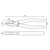 マルト長谷川工作所 ハイレベレージペンチ(成型ハンドル) PHLー118 1丁（直送品）