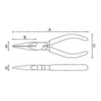 マルト長谷川工作所 ラジオペンチ Tー308 1丁（直送品）