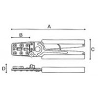 マルト長谷川工作所 ワイヤーストリッパー V.V.F.ケイバ・プロフェッショナル PAT. WSー006 1丁（直送品）
