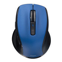 ナカバヤシ F_line Bluetooth静音5ボタンBlueLEDマウス Sサイズ ブルー MUS-BKF143BL 1個（直送品）