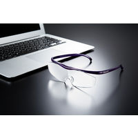 Hazuki Company ハズキ ラージ クリアレンズ 紫 1.85倍 4964594732173（直送品）