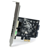 Startech.com eSATA 2ポート/SATA 2ポート増設PCIe カード PEXESAT322I 1個