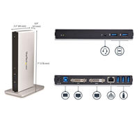 Startech.com USB3.0接続ドック デュアルDVIモニタ対応 縦置き型 USB3SDOCKDD 1個