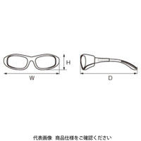 理研オプテック 保護めがね Sー100C フレーム/ポリカーボネート フレームカラー/クリア 1セット(5個)（直送品）