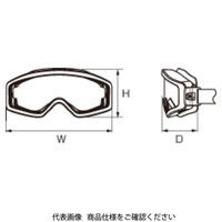 理研オプテック ゴーグル(ゴグル) G8ーHF フレーム/軟式塩ビ フレームカラー/グレー 1セット(5個)（直送品）