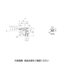 エヌアイシ・オートテック M6 コンベアフレーム 180mm AFL-4238-6-180 1セット（20本）（直送品）
